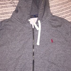 Gray Ralph Lauren Hoodie
